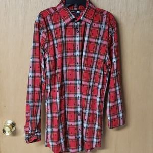 J. Ferrara Button Down Men's Shirt with Skulls